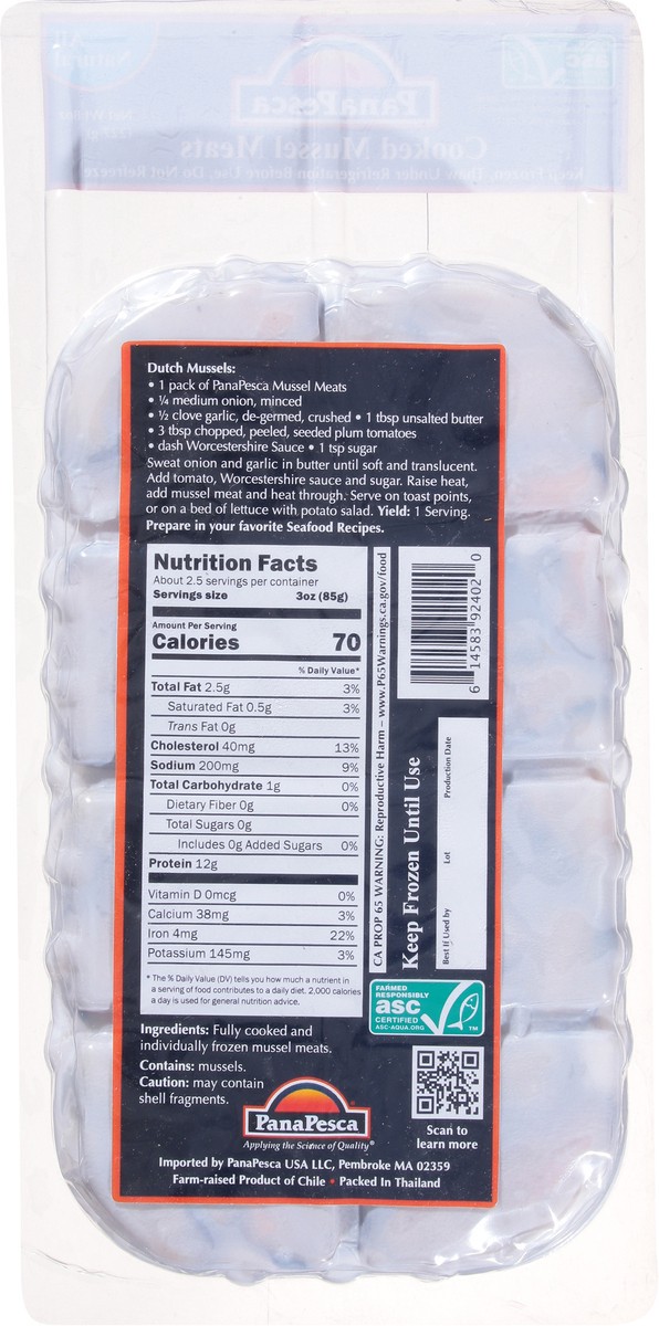 slide 9 of 12, Panapesca Mussel Meats - 8 Oz, 8 oz