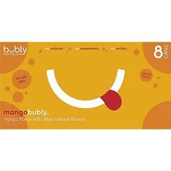 Bubly Sparkling Water Mango Cans - 8-12 Fl. Oz.
