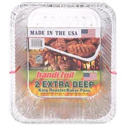 Handi-Foil Pan King Roaster Baker Extra Deep - 2 Count