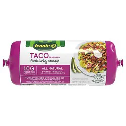 Jennie-O Turkey Sausage Taco Seasonings Chub Fresh - 16 Oz