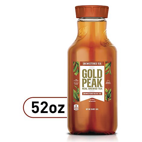 slide 1 of 10, Gold Peak Tea Black Iced Unsweetened - 52 Fl. Oz., 52 fl oz