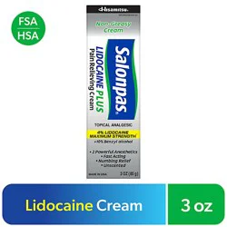 Salonpas Lidocaine 4% Plus Cream - 3 Oz