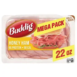 Buddig Honey Ham Mega Pack - 22 Oz