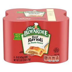Chef Boyardee Beef Ravioli - 4-15 Oz