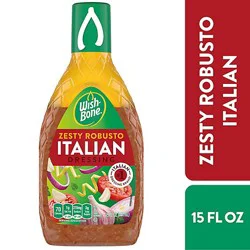 Wish-Bone Zesty Robusto Italian Salad Dressing - 15 Fl Oz