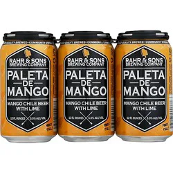 Rahr Paleta De Mango 6pk In Cans - 6-12 Fl. Oz.