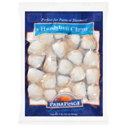Panapesca Clams In Shell Vacpack 17/22 Ct - 1 Lb