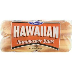 Franz Hamburger Buns Hawaiian 8 Count - 15 Oz