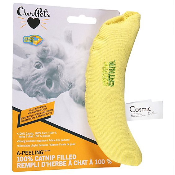 slide 1 of 9, Ourpets Cat Toy Cosmic Center Catnip Filled - Each, 1 ct