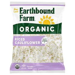 Earthbound Farm Organic Riced Cauliflower Bag - 14 Oz