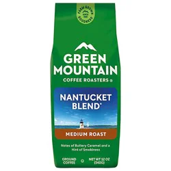 Green Mountain Coffee Roasters Nantucket Blend Medium Roast Ground Coffee Bagged - 12 Oz