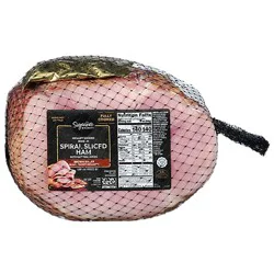Signature Select Spiral Sliced Ham With Natural Juices - 10 Lb