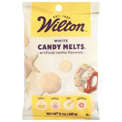Wilton Candy Melts White Vanilla Flavor - 12 Oz