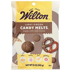 Wilton Light Cocoa Candy Melts - 12 Oz