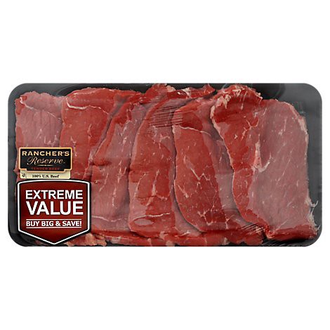 slide 1 of 1, Beef Bottom Round Steak Blade Tenderized - 1 Lb, per lb