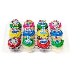 Cupcake 6 White 6 Chocolate - 12 Count