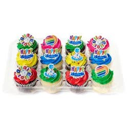 Cupcake 6 White 6 Chocolate - 12 Count