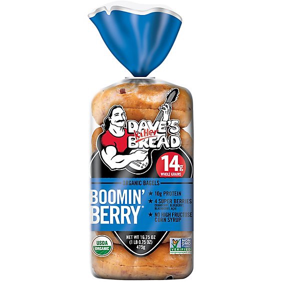 slide 1 of 1, Daves Killer Bread Bry Bagel - 16.75 Oz, 16.75 oz