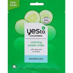 Yes To Paper Mask Cucumber - 0.67 Oz