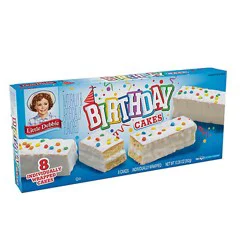 Snack Cakes Little Debbie Family Pack Birthday Cakes - 12.39 Oz