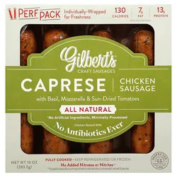 Gilbert's Caprese Chicken Sausage - 10 Oz