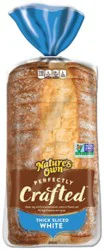 Natures Own Perfectly Crafted White Bread Thick Sliced Non-Gmo Sandwich Bread - 22 Oz