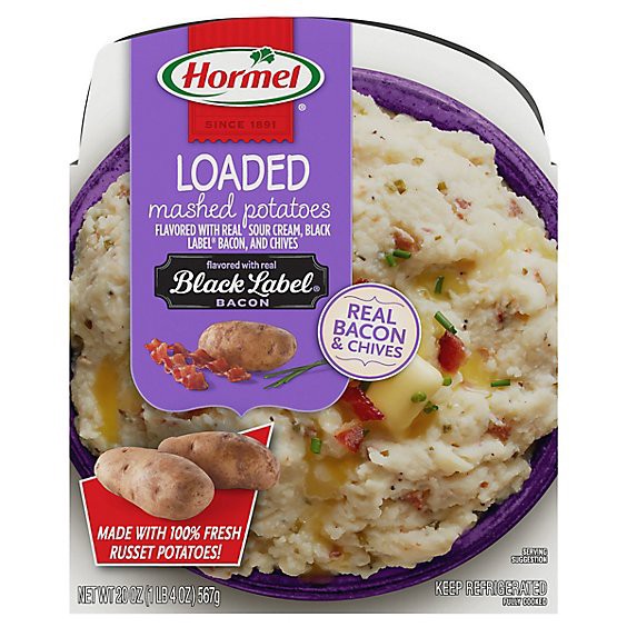 slide 1 of 8, Hormel Tray Loaded Mashed Potatoes - 20 Oz, 20 oz