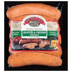 Hempler's Andouille Smoked Sausage With Jalapeño & Cheddar - 1 Lb