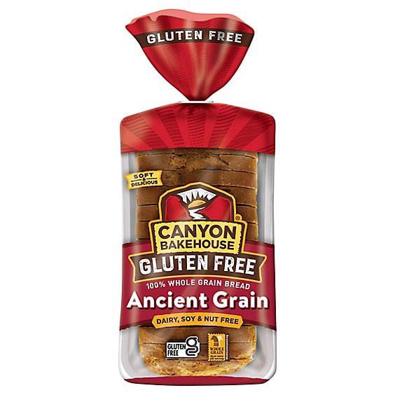 slide 1 of 1, Canyon Bakehouse Ancient Grain Gluten Free 100% Whole Grain Sandwich Bread - 15 Oz, 15 oz