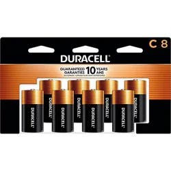 Duracell Coppertop C Alkaline Batteries - 8 Count