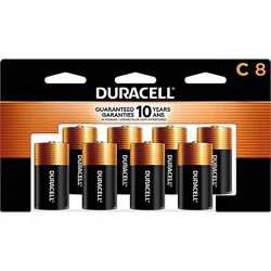 Duracell Coppertop C Alkaline Batteries - 8 Count