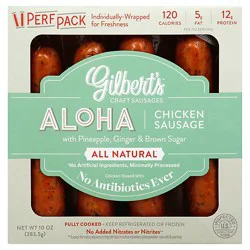 Gilberts Chicken Sausage Aloha - 10 Oz