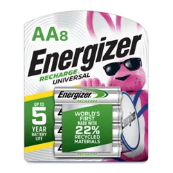 Energizer Recharge Universal Rechargeable Aa Batteries - 8 Count