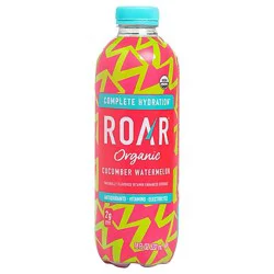 Roar Organic Electrolyte Infusions Cucumber Watermelon Bottle - 18 Fl. Oz