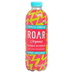 Roar Organic Electrolyte Infusions Cucumber Watermelon Bottle - 18 Fl. Oz
