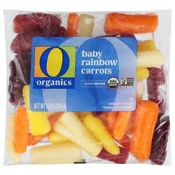 O Organics Rainbow Baby Carrots - 12 Oz