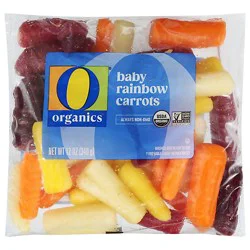 O Organics Rainbow Baby Carrots - 12 Oz