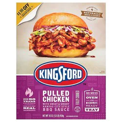 Kingsford Smoked Pulled Chicken With Kansas City Style Bbq Sauce - 1 Lb