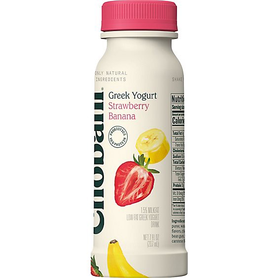 slide 1 of 14, Chobani Strawberry Banana Greek Yogurt Drink - 7 Oz, 7 fl oz