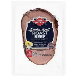 Dietz & Watson Pre Sliced London Broil Beef Roast - 6 Oz