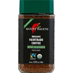 Mount Hagen Coffee Instant Jar Decaf - 3.53 Oz