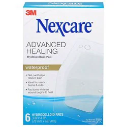 Nexcare Waterproof Hydrocolloid Pads - 6 Count