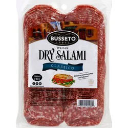 Busseto Italian Dry Salami Sliced - 16 Oz