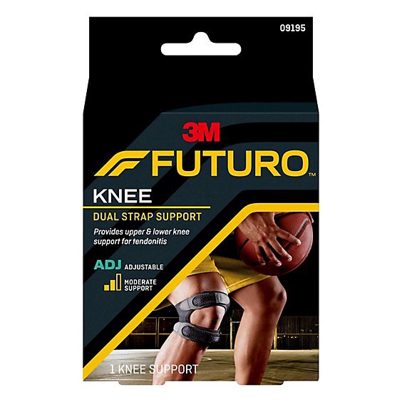 slide 1 of 1, Futuro Dual Strap Knee Support Adjstble - Each, 1 ct