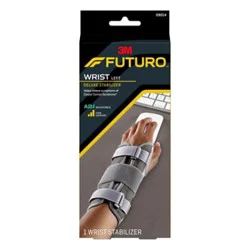 Futuro Adjustable Deluxe Wrist Stablizer Grey Left Hand - Each