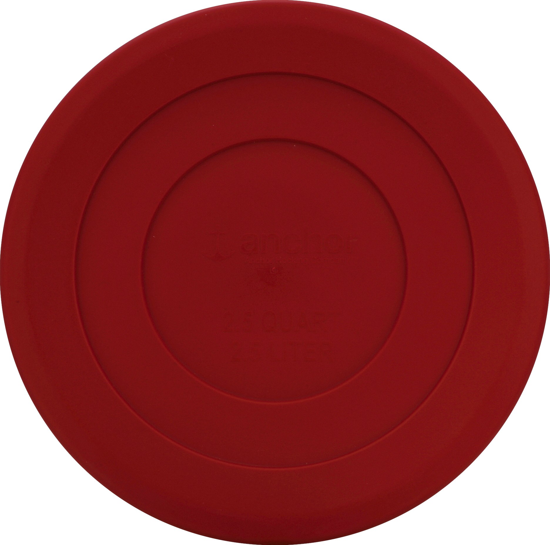 slide 3 of 3, Anchor Hocking Mixing Bowl W/ Lid Red 2.5qt - Each, 1 ct