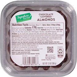 Signature Farms Chocolate Almonds - 13 Oz