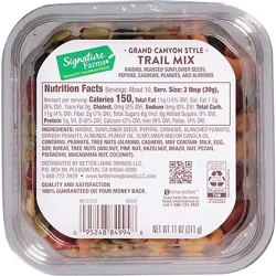 Signature Farms Grand Canyon Trail Mix - 11 Oz