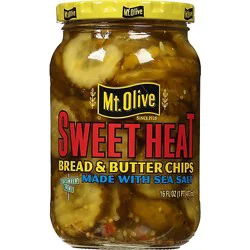 Mt Olive Sweet Heat Chips - 16 Fl. Oz.