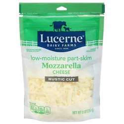 Lucerne Cheese Mozzarella Thick Cut Shredded - 8 Oz